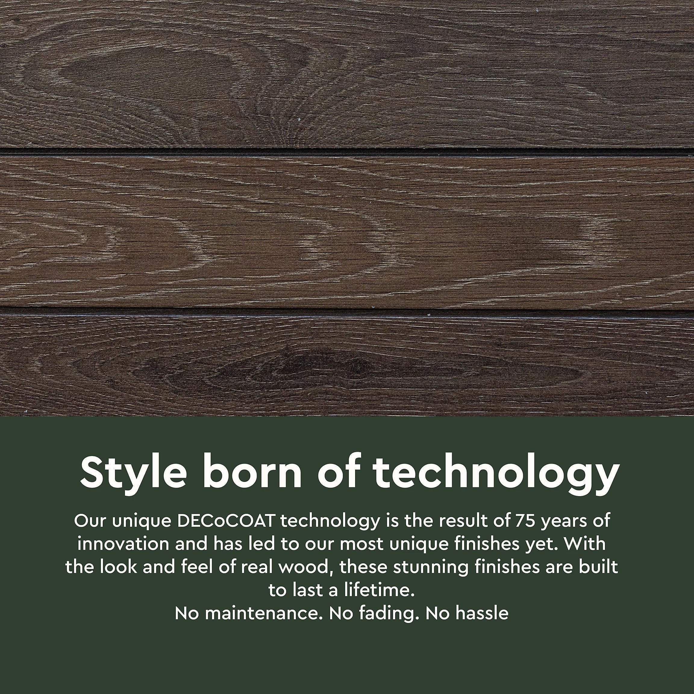 Keter Signature Decocoat Walnut Garden Storage Box 757L - Image 6